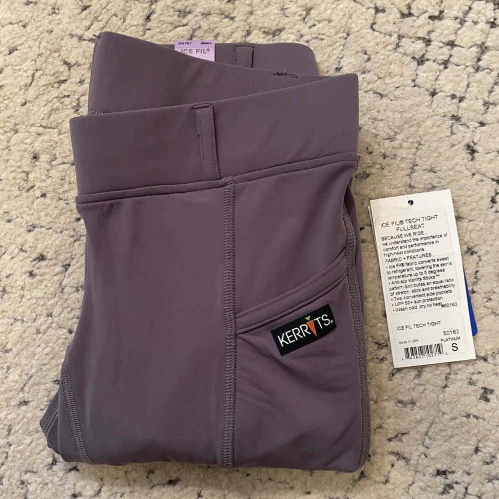 Kerrits Ice Fil Tech Tight Fullseat - Platinum